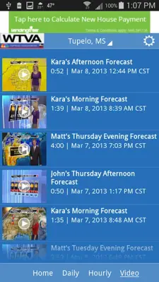 WTVA Weather android App screenshot 2